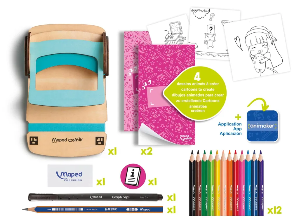 Animaker Flip Girly - Solution Créative pour Apprendre l'Animation Facile