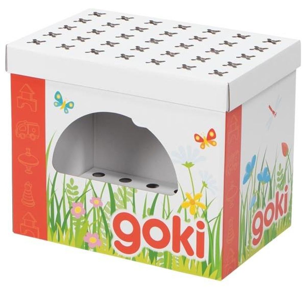 Goki Pappdisplay Gartenspielzeug Displayständer für Geschäfte