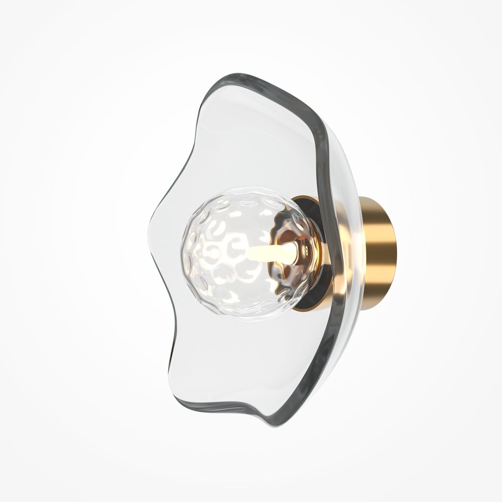 Maytoni Wandleuchte Miracle 1x G9 excl. Messing aus Metall 1200 Lumen 28W für Küche, Schlafzimmer, Wohnzimmer, Esszimmer, Lobby