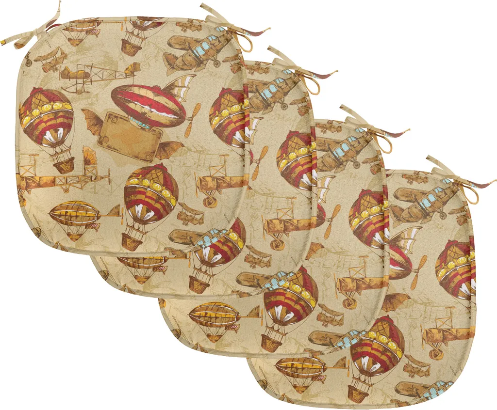 Offerta Set 4 Cuscini ABAKUHAUS 40x40 Impermeabili - Aviation Art