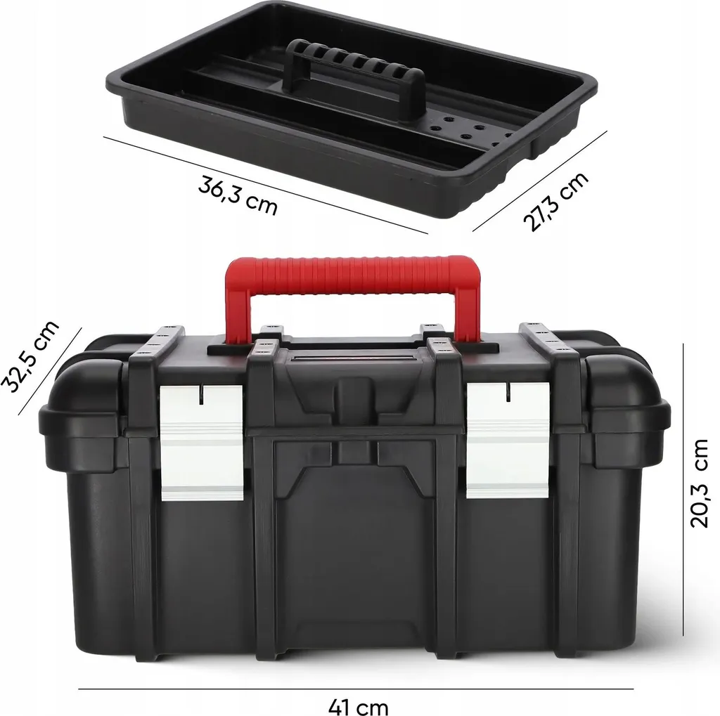 Boîte à outils de rangement avec organiseur plastique multi-usage