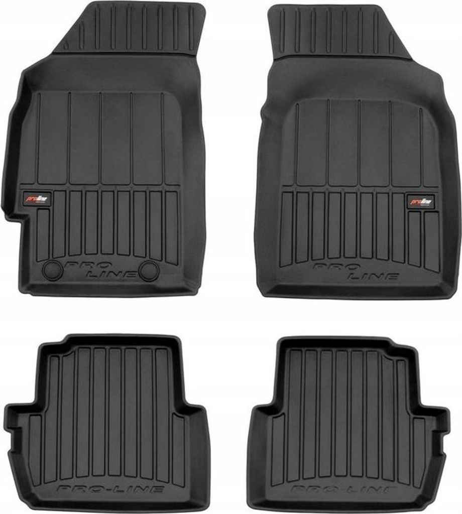 Gummimatten und Fußmatten Chevrolet Spark 3 2005-2009 3D Mulde