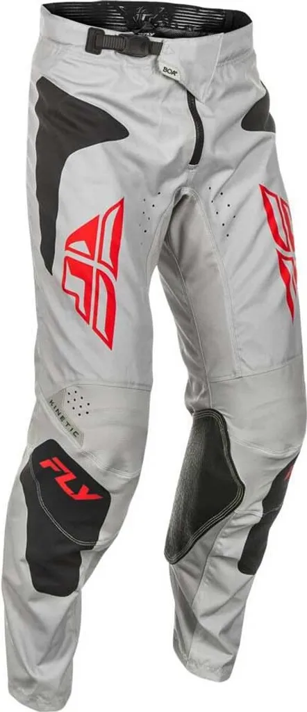 Pantalon de cross durable gris Fly Racing Kinetic Sym T32 | Confort