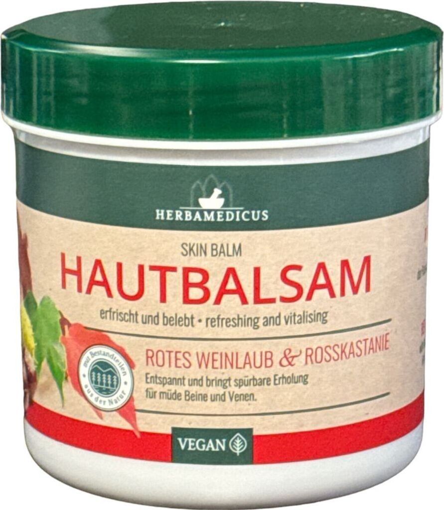 Herbamedicus Rotes Weinlaub & Rosskastanie Hautbalsam  250 Produktbild 