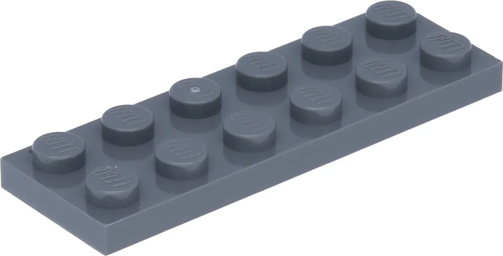 Lot Lego 3795 Gris Foncé 2x6 - 250 Plaques de Finition Haute Qualité