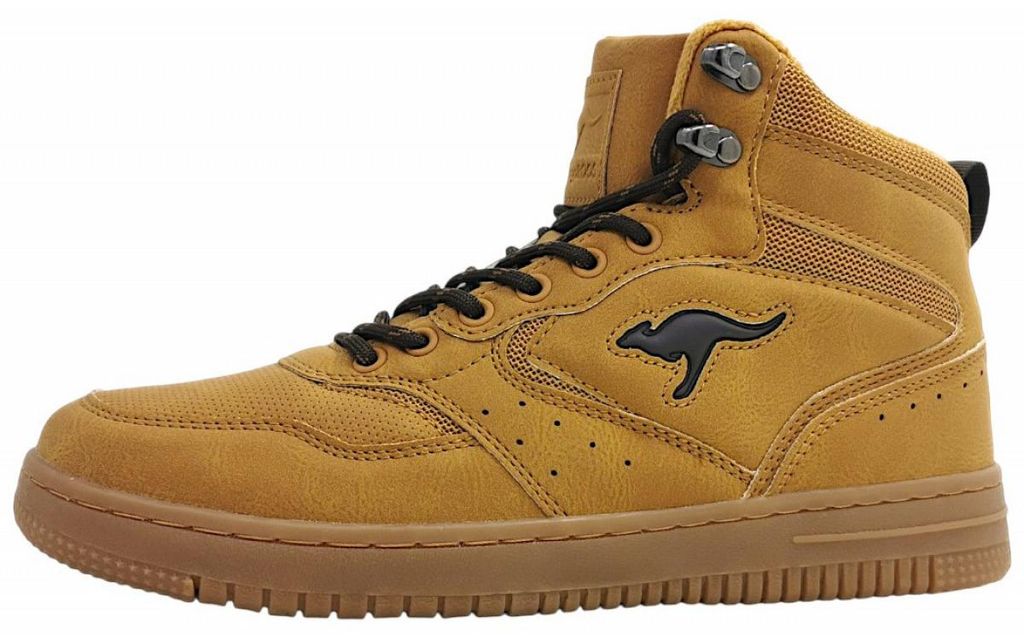 KangaRoos K-Watch Bliz Sportschuhe Herren Sneaker Schnürstiefel Braun Freizeit, Schuhgröße:45 EU
