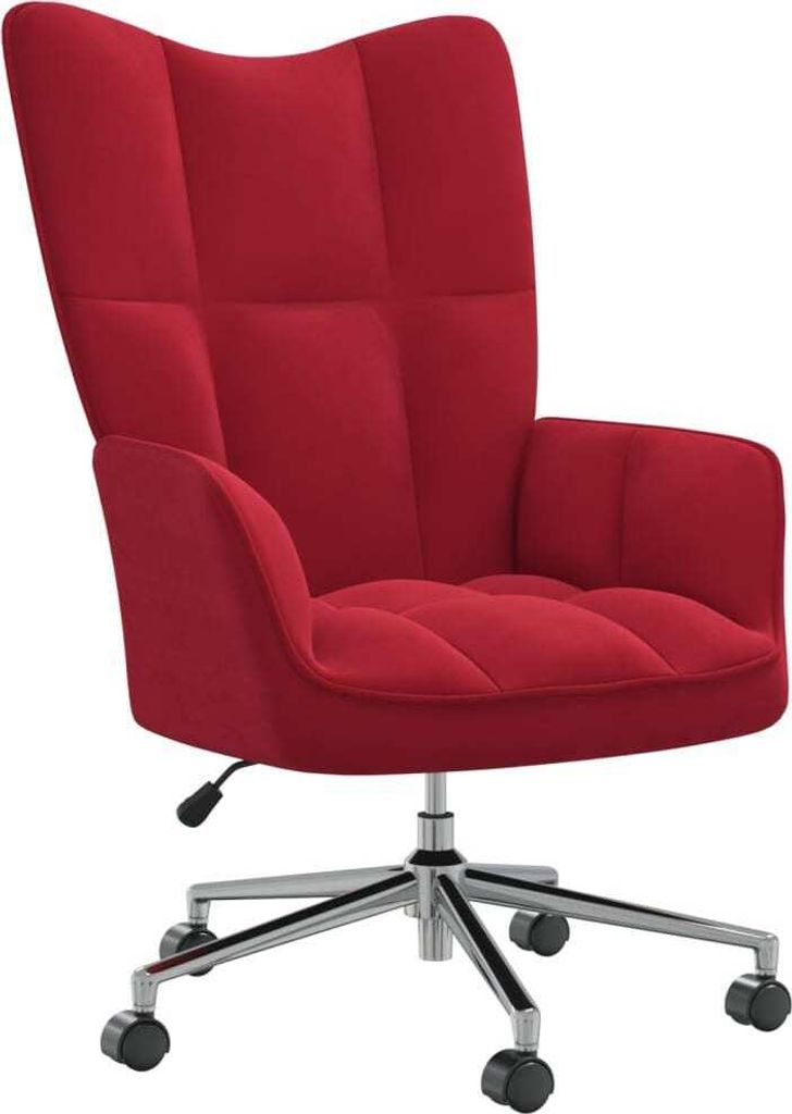 "SALE 2026"Relaxsessel- TV-Sessel - Einzelsofa elegantes Design - Weinrot Samt - 61,5x69x(94,5-102)cm - Couchsessel DEMöbel679233