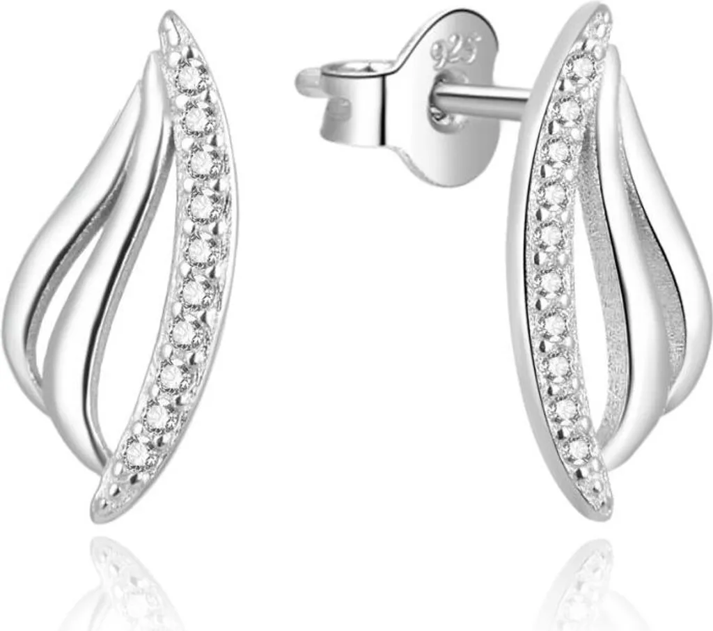 Boucles d'oreilles zircons brillants et argent 925 - Éclat Durable