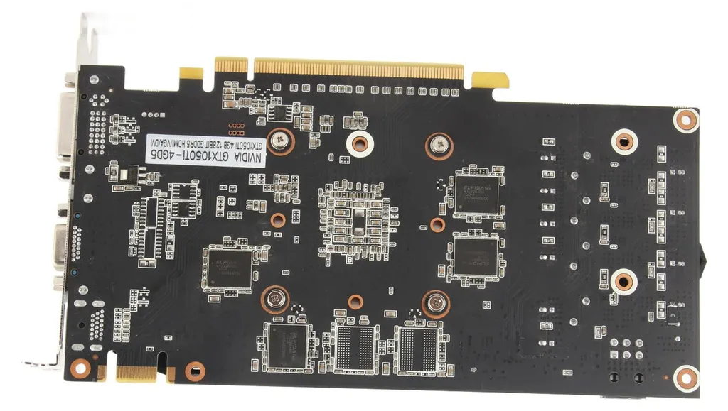 Carte graphique GTX 1050 Ti 4 Go DDR5 avec double ventilateur pour PC - 4