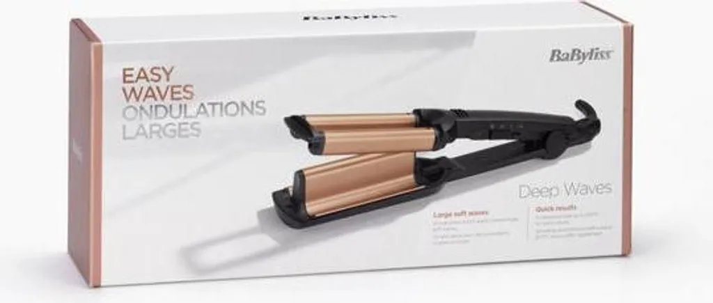 BaByliss W2447E Deep Waves : Fer à gaufrer professionnel haute précision - 21