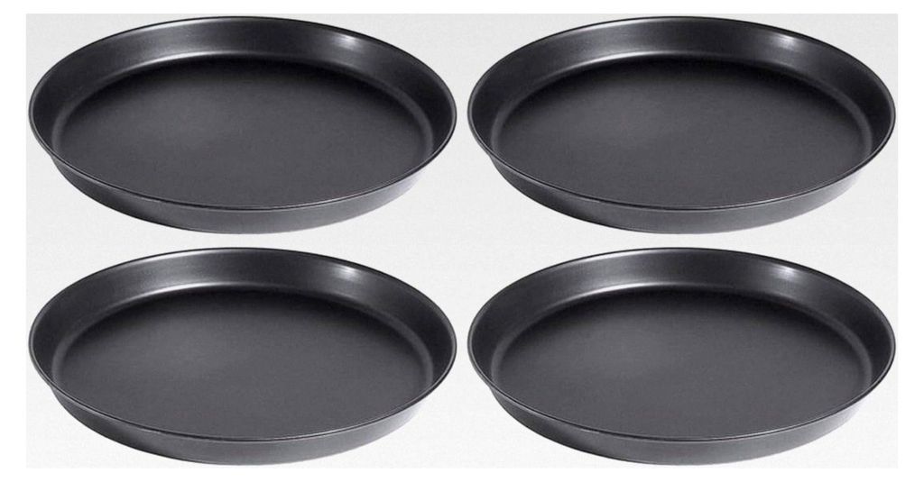 Pizzablech Ø 24 cm mit gebördeltem Rand Set