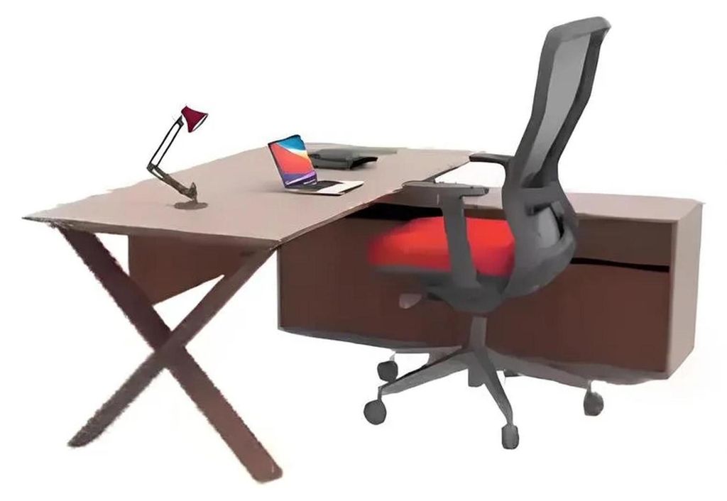 Schreibtisch Büromöbel Cheftisch Holzmöbel Designer Schreibarbeitsplatz