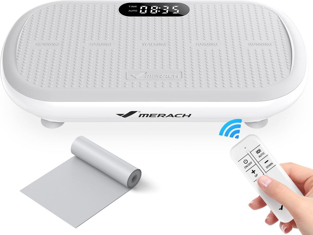 Plateforme Vibrante MERACH, Télécommande, Écran LED, Image du produit 