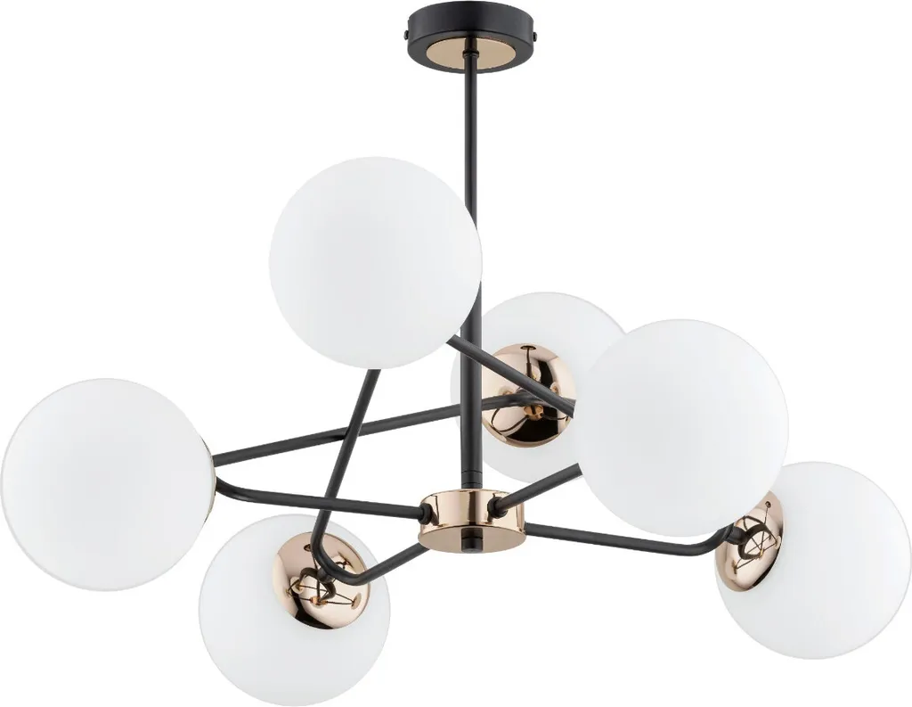 Plafonnier SAGITO noir et blanc : la solution pour un plafond élégant et clair