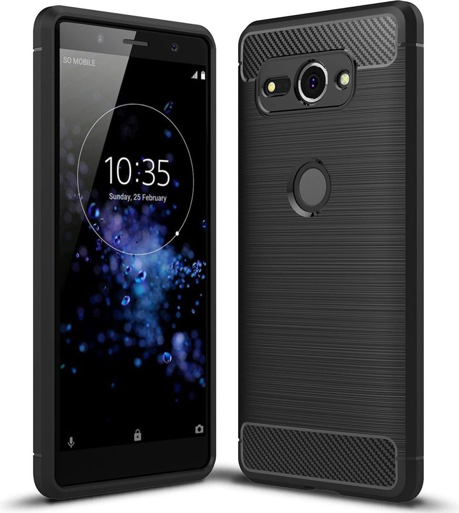 Sony Xperia XZ2 Compact Handy Hülle von NALIA, Silikon Case Cover, Dünner Schutz