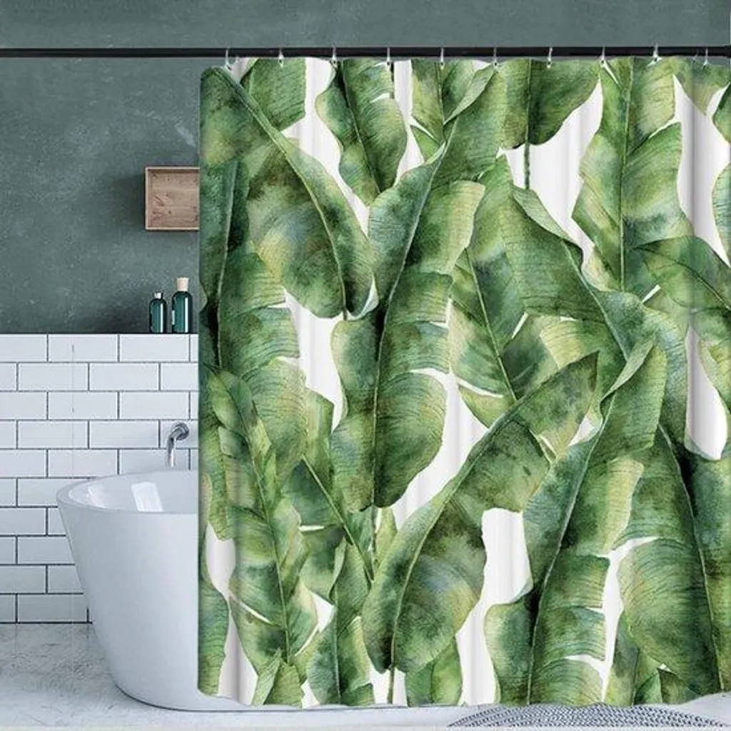 Rideau de douche anti-moisissure 180x200 cm : fini l'humidité au sol