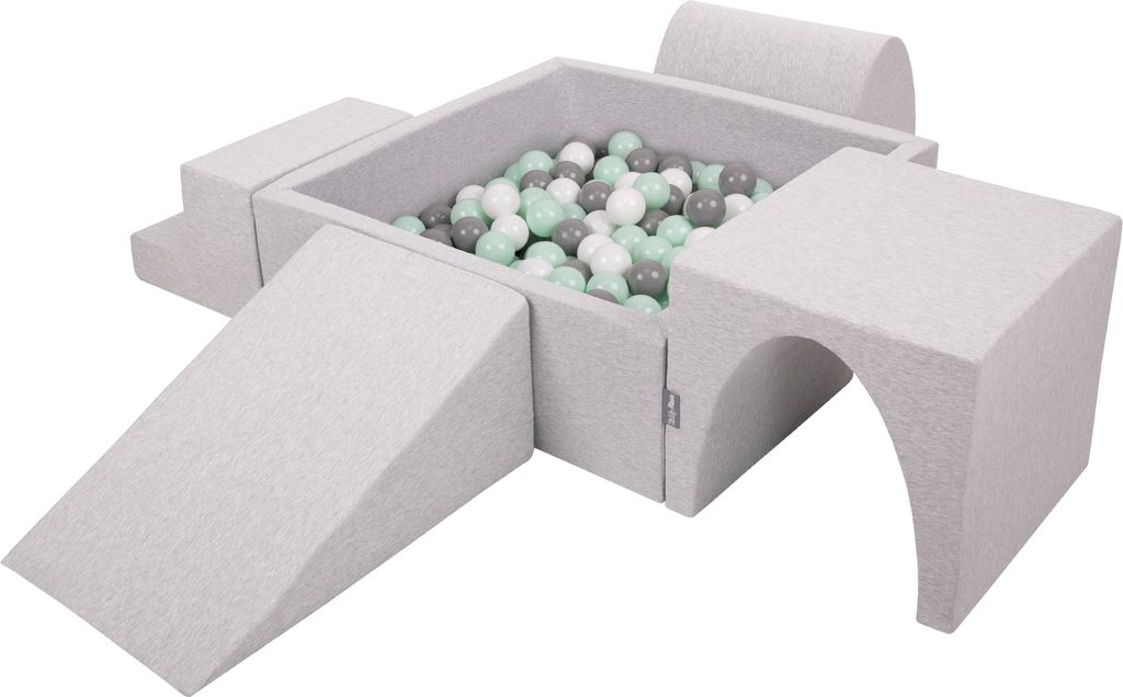 KiddyMoon Mäkké penové ihrisko pre deti s Štvorec Obrázok produktu 