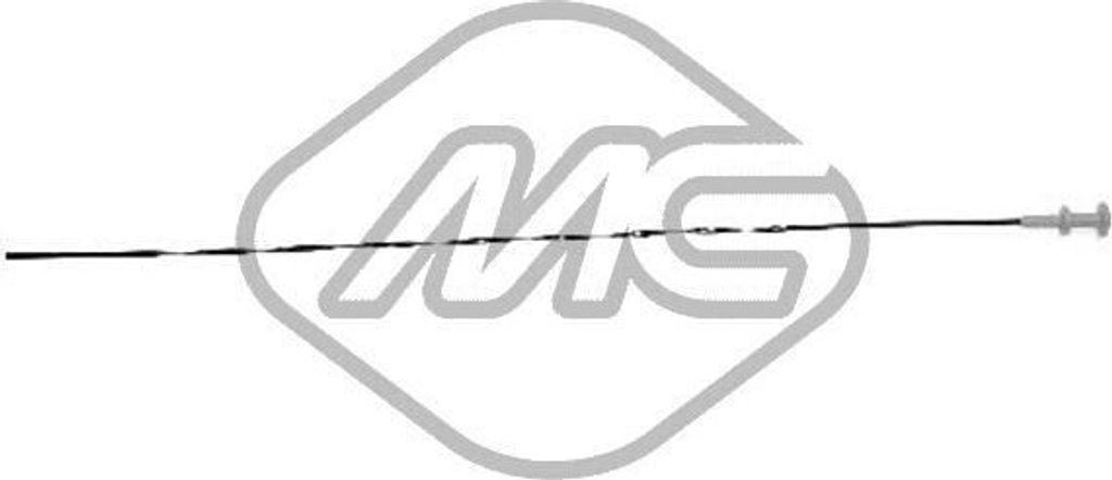 Metalcaucho 04672 Ölmessstab Ölpeilstab Ölstab passend für PEUGEOT 205 II (20A/C) 309 II (3C, 3A) 405 I (15B) 405 II (4B) 405 I Break (15E)