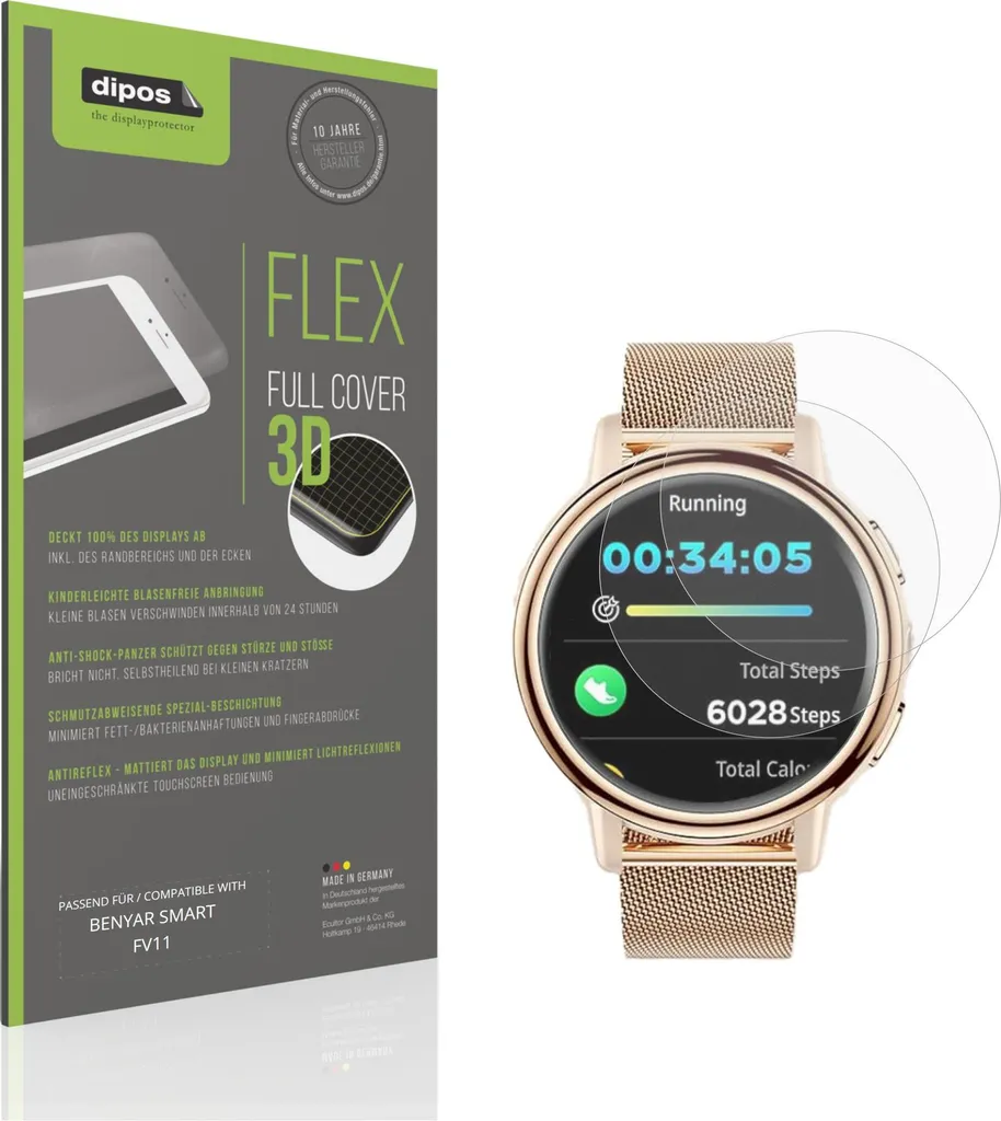 2x Protezione Anti-Shock BENYAR SMART FV11: Pellicola Opaca Antiurto