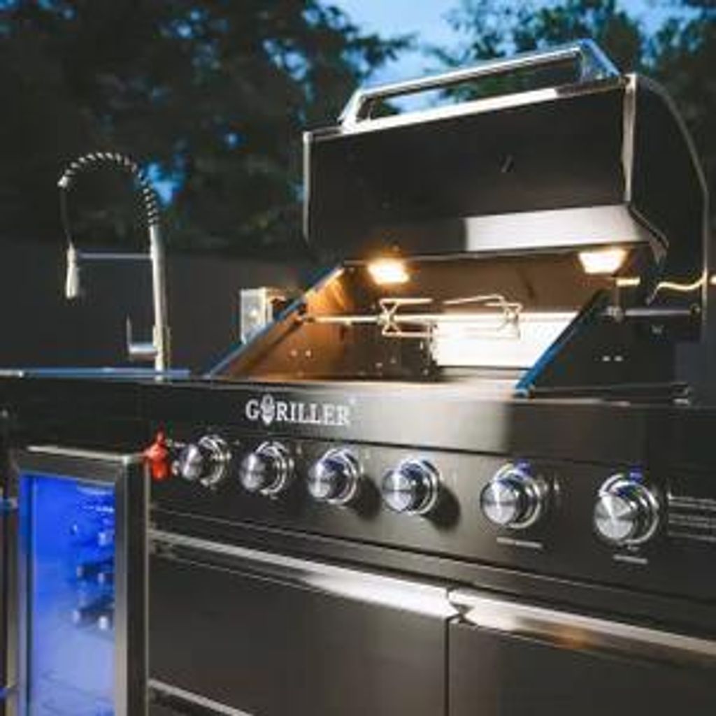 GORILLER® BLACKBACK M6 venkovní kuchyně, plynový gril s Obrázek produktu 