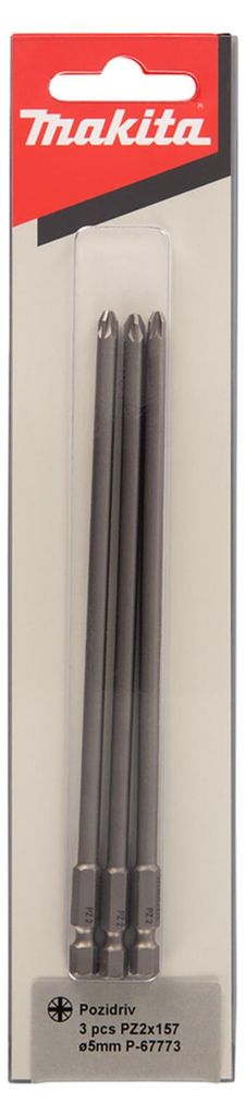 Makita PZ Bit 2x157 Ø 5mm, 3 Stk.
