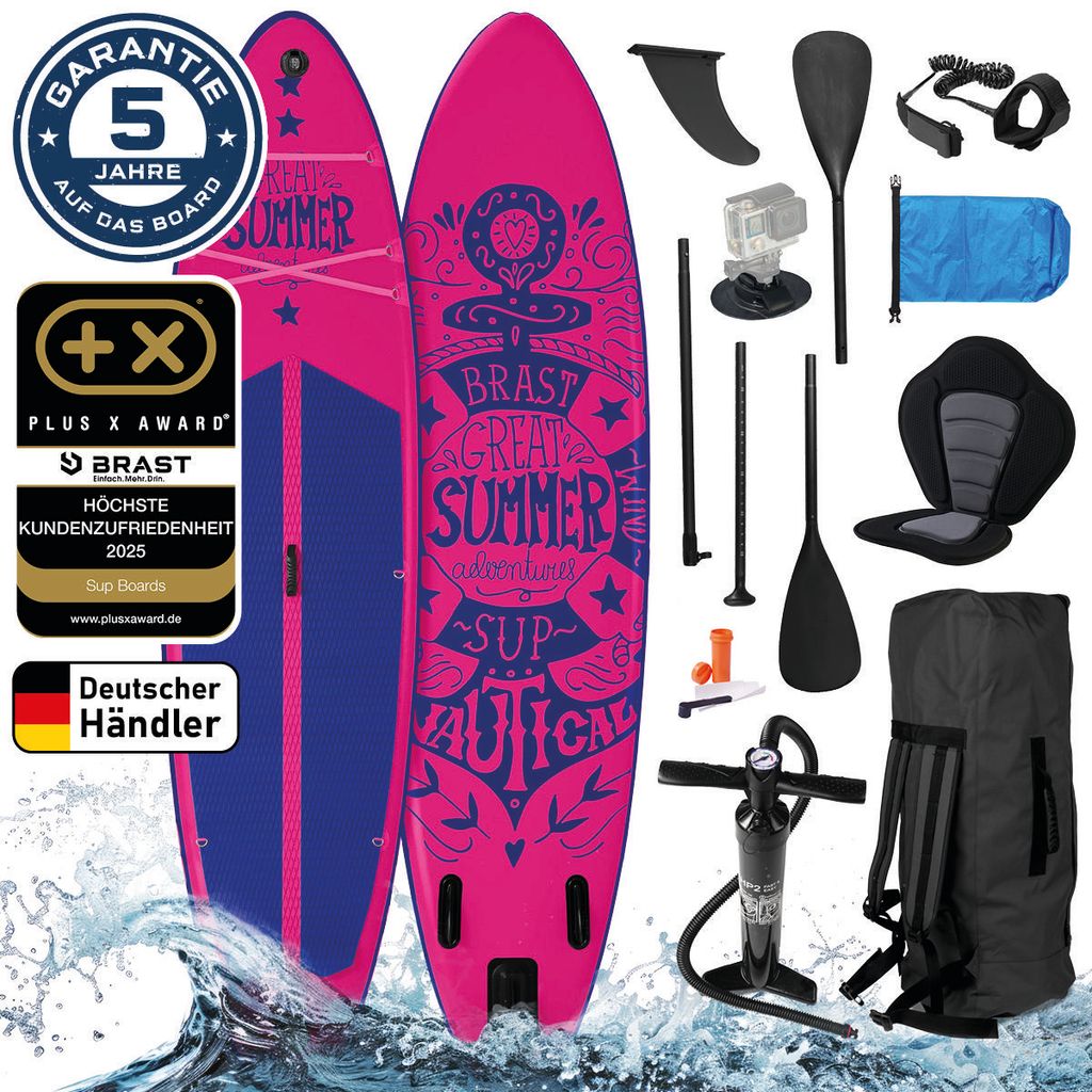 BRAST SUP Board Summer | Aufblasbares Stand up Paddle Set | Produktbild 
