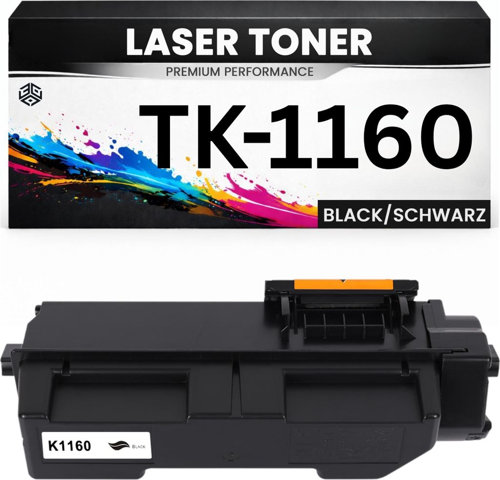 XL Toner TK-1160 für Kyocera Schwarz TK1160 hochwertige Alternative für Kyocera ECOSYS P2040dn, P2040dw