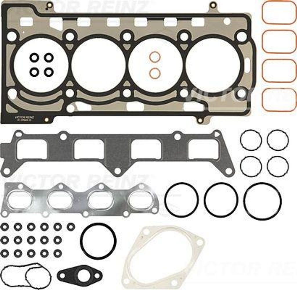 VICTOR REINZ 02-37045-01 Dichtungssatz, Zylinderkopf OE kompatibel mit Alhambra, Ibiza, Fabia, Beetle, CC, EOS, Golf Plus, Golf V, Golf VI, Jetta,...