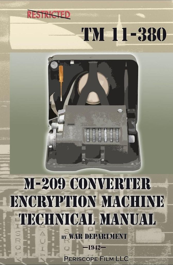 M-209 Converter Encryption Machine Technical Manual