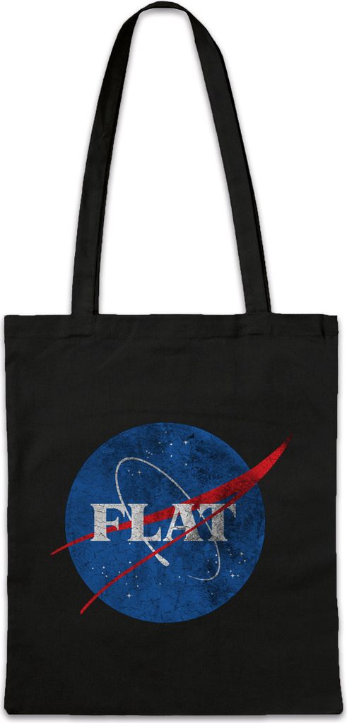 Urban Backwoods Flat Earth II, Stofftasche, Farbe: Schwarz