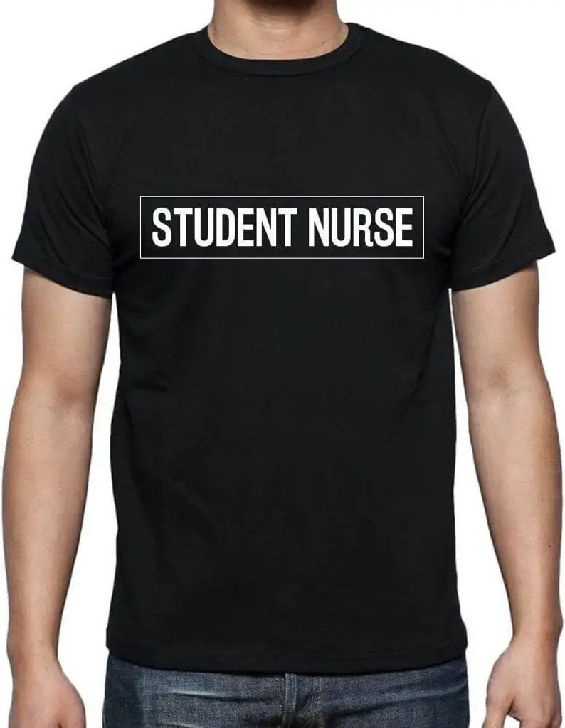 Herren Grafik T-Shirt Beruf des Krankenpflegeschülers – Student Nurse Occupation – Öko-Verantwortlich Vintage Jahrgang Kurzarm Lustige Druck