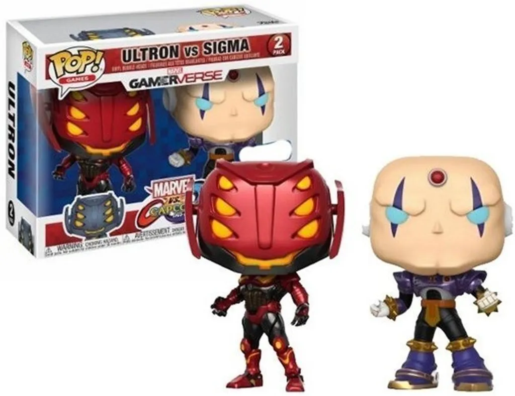 Funko POP Ultron et Sigma Marvel vs. Capcom Edition Limitée Couleur PVC