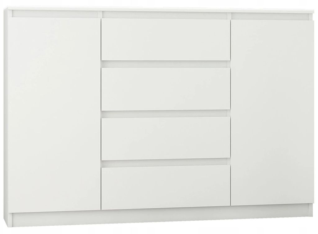 Framire Moderní komoda R-140-S4 bílá Obrázek produktu 