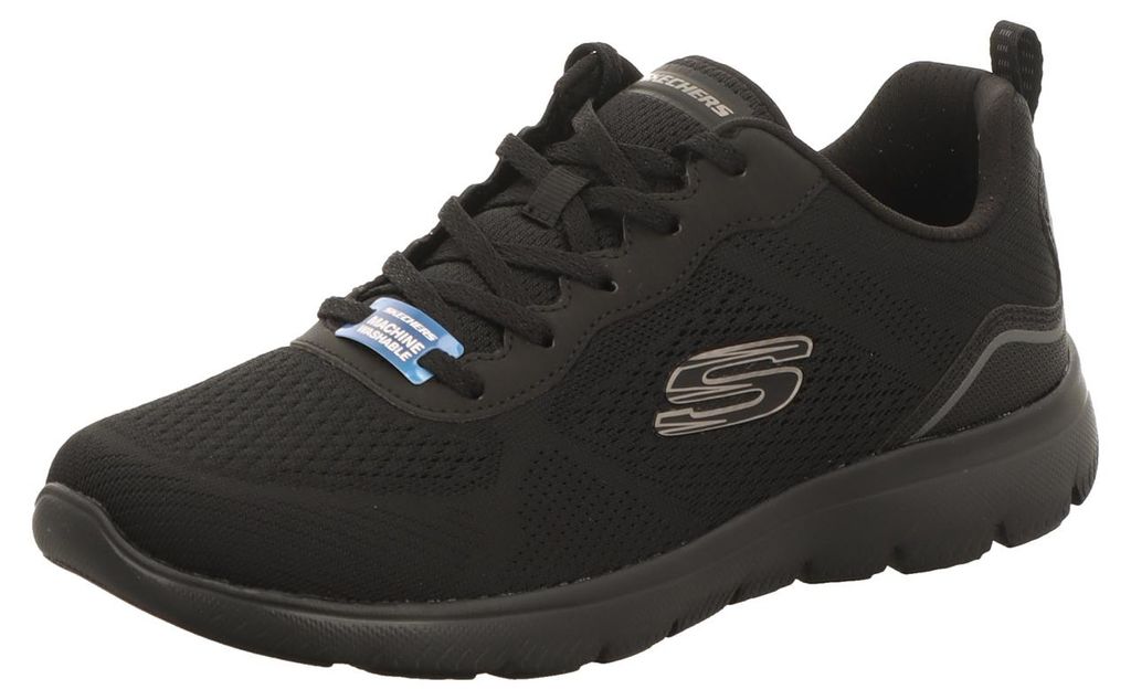 Skechers Damen-Sneaker SUMMITS Schwarz, Farbe:schwarz, EU Größe:43