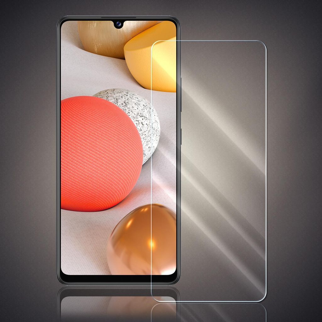 Panzer Folie für Samsung Galaxy A42 5G Echt Glas Displayschutzfolie Transparent Glasfolie 9H Härtegrad Schutzglasfolie