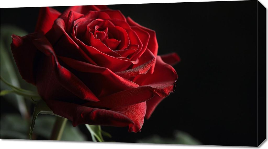 Bild 90x50cm Rose im Halbschatten