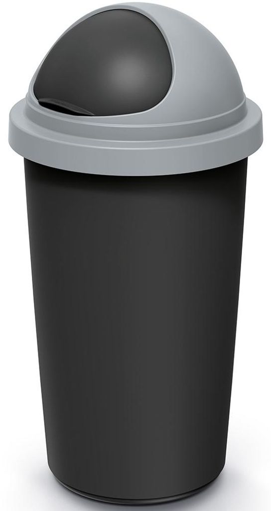MONZANA® Mülleimer Küche 50L mit Schiebedeckel 100% Produktbild 