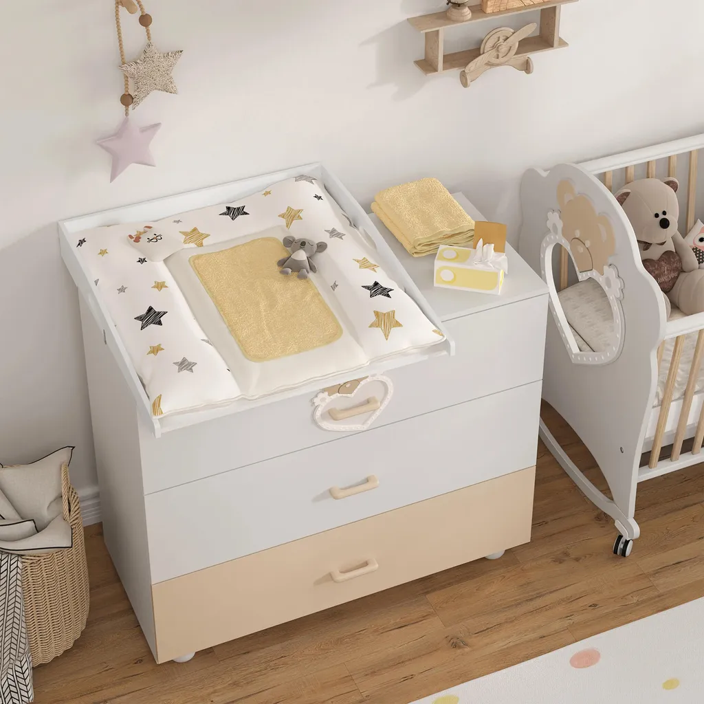 Transformez votre commode en table à langer avec ce cadre bois 70 cm - 2
