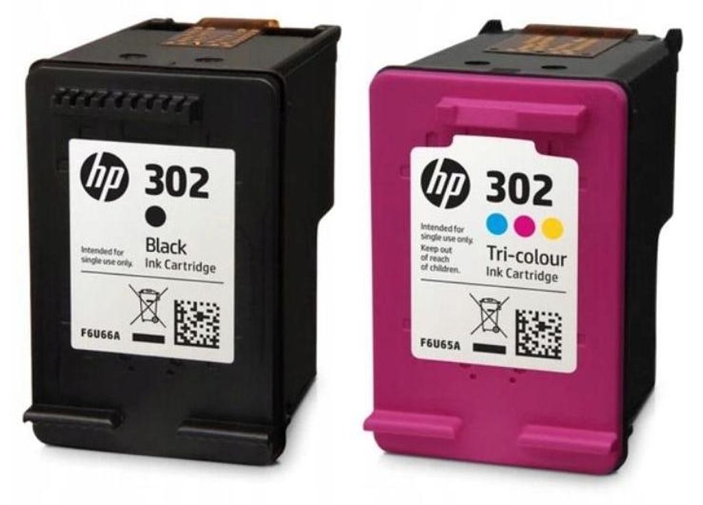 HP Zestaw 2 oryginalnych wkładów atramentowych 302 (czarny Zdjęcie produktu 