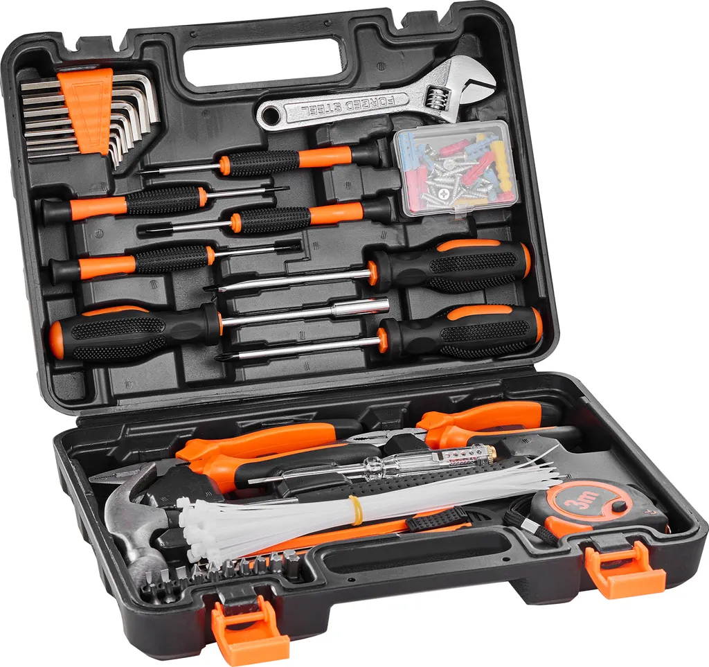 SucceBuy Set Utensili 216 Pezzi: Valigetta Professionale in Acciaio CR-V