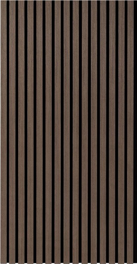 Faziango 1x Akustikpaneele Selbstklebend 3D Wandpaneele MDF Lamellenwand Schallschutz Akustikplatten Wandverkleidung