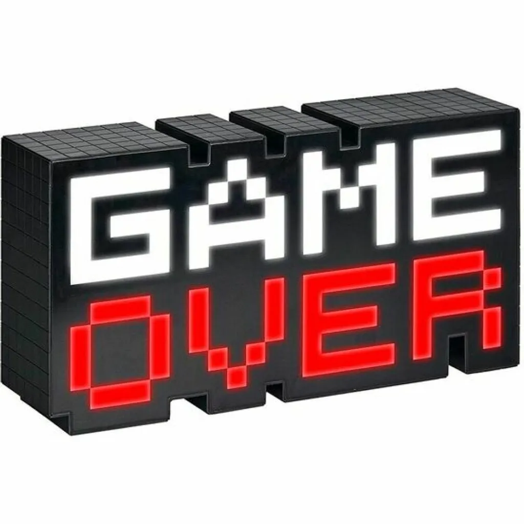 Paladone Game Over 8-Bit LED Light - Accessorio Setup Professionale