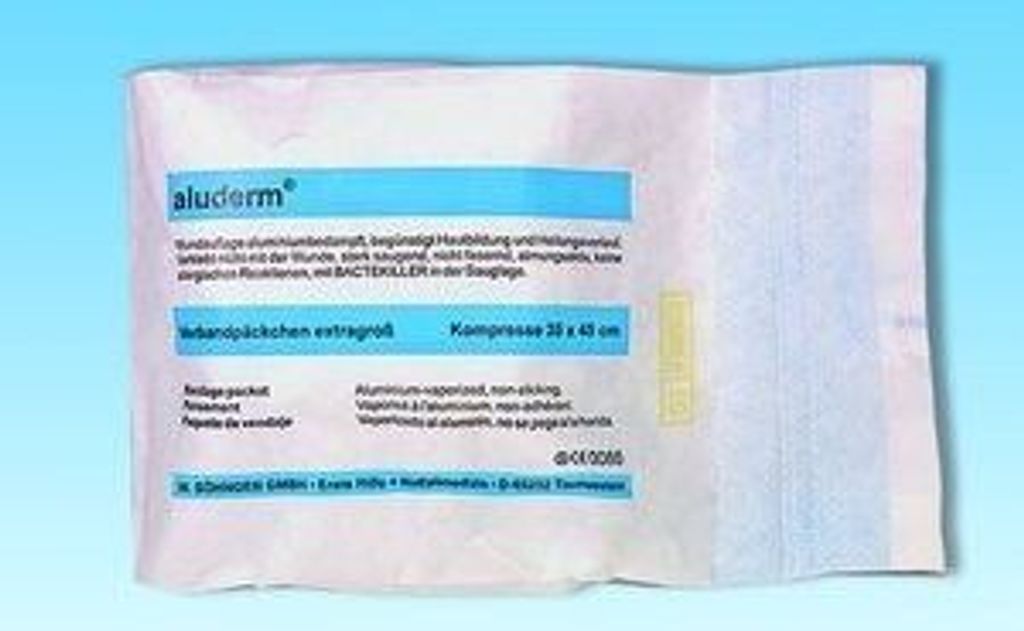aluderm Verbandpäckchen extragroß | Packung (1 Stück)
