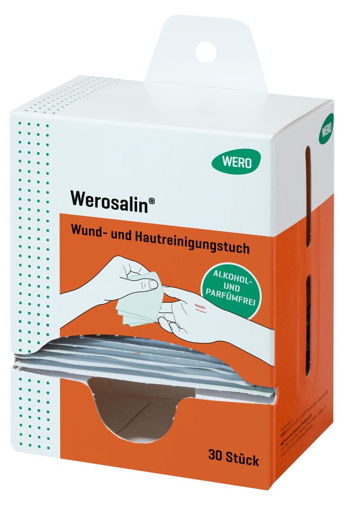 Werosalin® Wund- und Hautreinigungstuch, 30 Stk Produktbild 