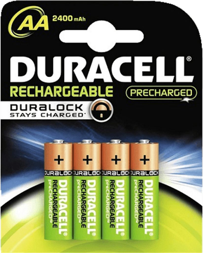 Duracell Akku Ricarica Ultra Mignon - AA 2500mAh 4St. Immagine del prodotto 