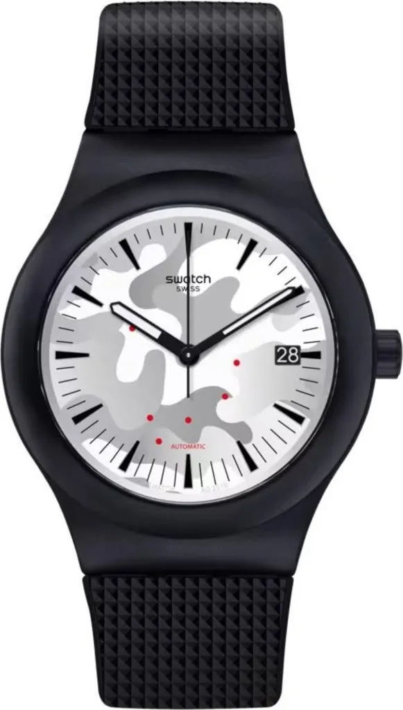 Swatch SUTB407 Montre Automatique Sistem51 avec 90h de réserve de marche