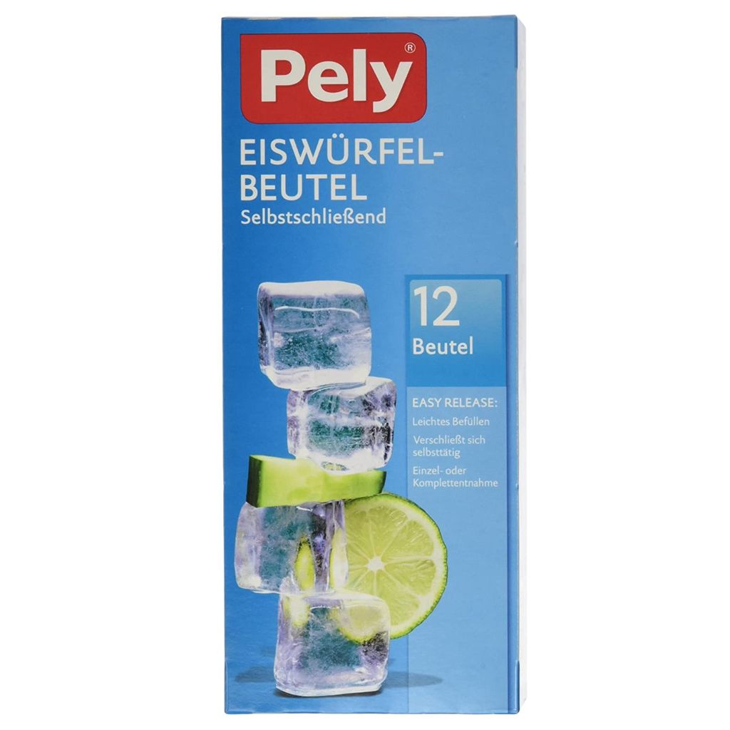 Pely Eiswürfel Beutel selbstschließend Easy Release 12 Stück