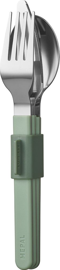 Mepal besteckset silueta 3-teilig - nordic sage 202 x 43 x Zdjęcie produktu 