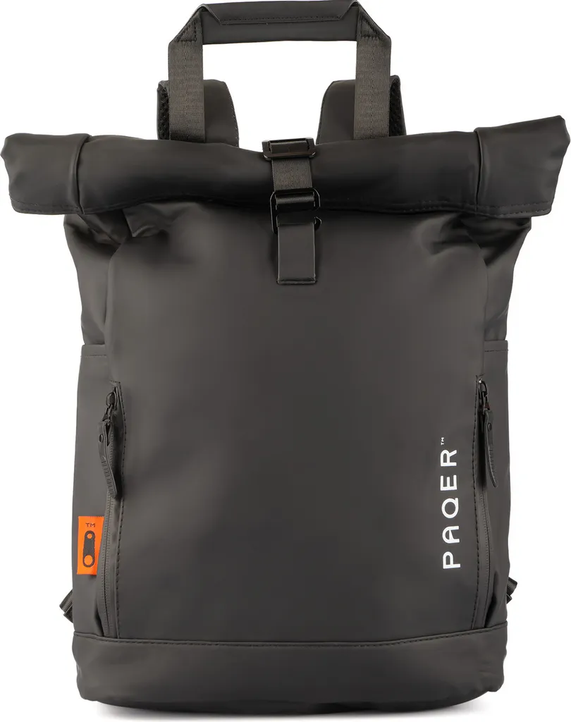 Zaino Rolltop PAQER 20L - Zaino PC Impermeabile per Università