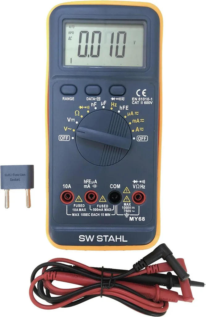 Multimètre SW-Stahl 32235L avec Sélection de Gamme et Écran LCD Précis